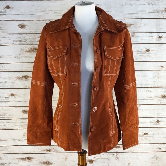 BKE Jackets & Blazers - BKE Diva Suede Button Jacket (W14398)
